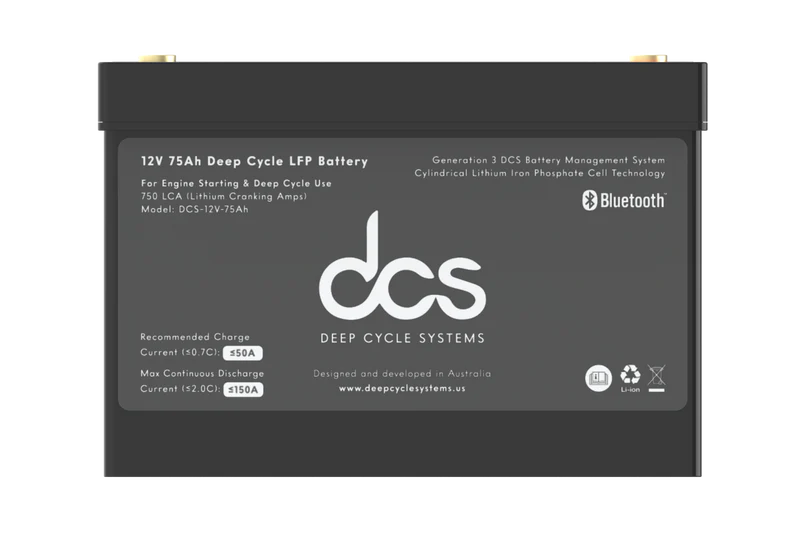 DCS 75Ah Deep Cycle LFP Battery