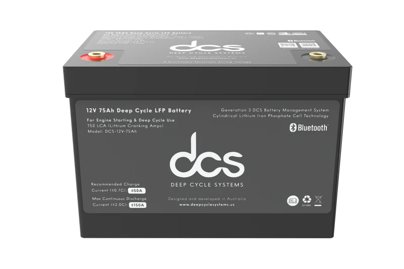 DCS 75Ah Deep Cycle LFP Battery