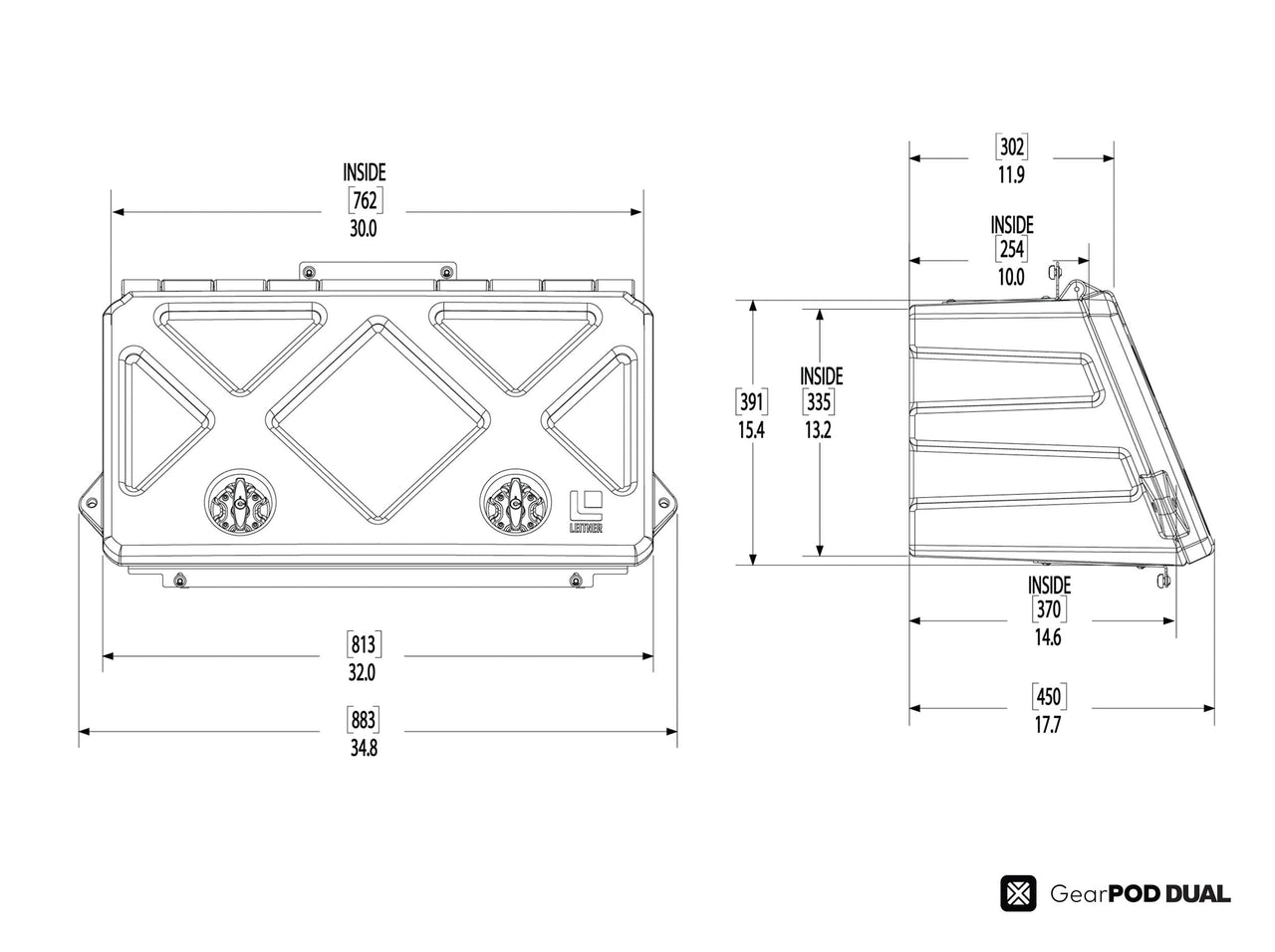 LEITNER DESIGNS GearPOD DUAL